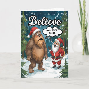 Sasquatch trifft auf Santa - Weihnachten glauben