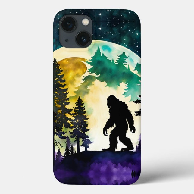 Sasquatch Vollmond auf dem Berg Case-Mate iPhone Hülle (Rückseite)