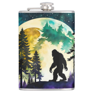 Sasquatch Vollmond Flachmann