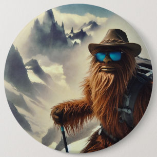 Sasquatch Wandern Button
