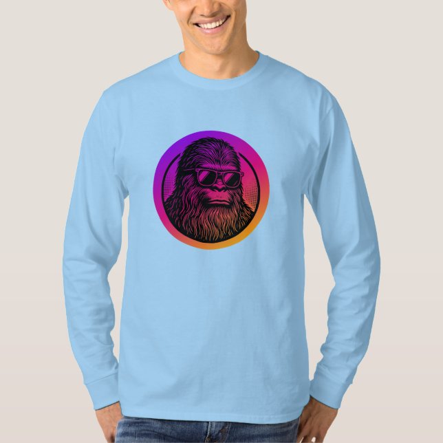 Sasquatch Wearing-Sonnenbrille T-Shirt (Vorderseite)