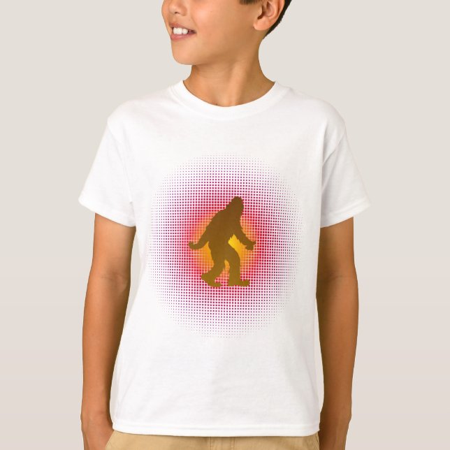 Sasquatch Whoopass Raster Vector Sprite Pow! T-Shirt (Vorderseite)