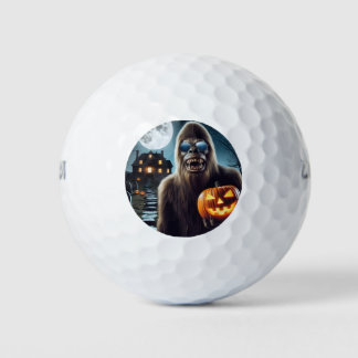 Sasquatch zu Halloween Golfball