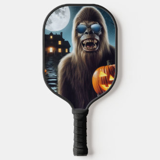 Sasquatch zu Halloween Pickleball Schläger