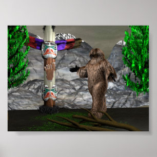 Sasquatchposter Poster