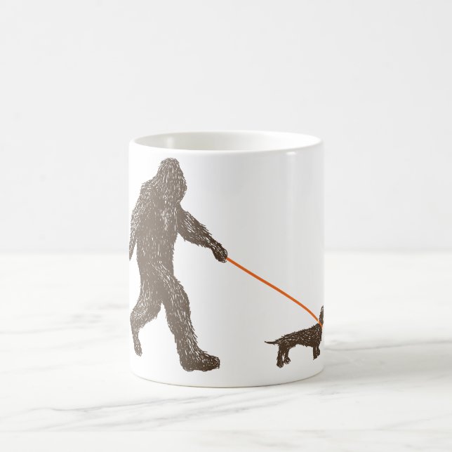 Sasquatchs bester Freund Kaffeetasse (Mittel)