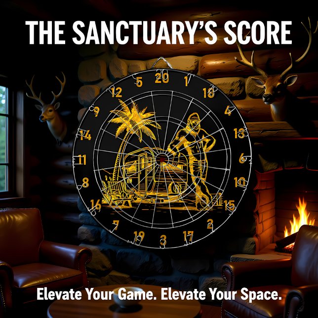 Sasquatch's Secret Hobby enthüllt Dartscheibe (Von Creator hochgeladen)