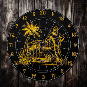 Sasquatch's Secret Hobby enthüllt Dartscheibe