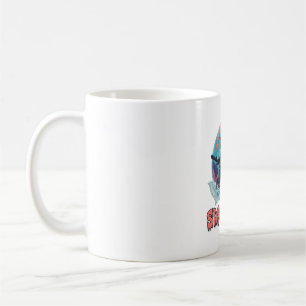 Sasqwitch Bigfoot Hexen Besen Schwarze Katze Mond Kaffeetasse