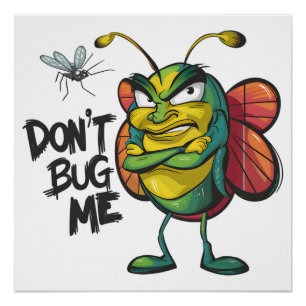 Sass Bug Street Art Poster