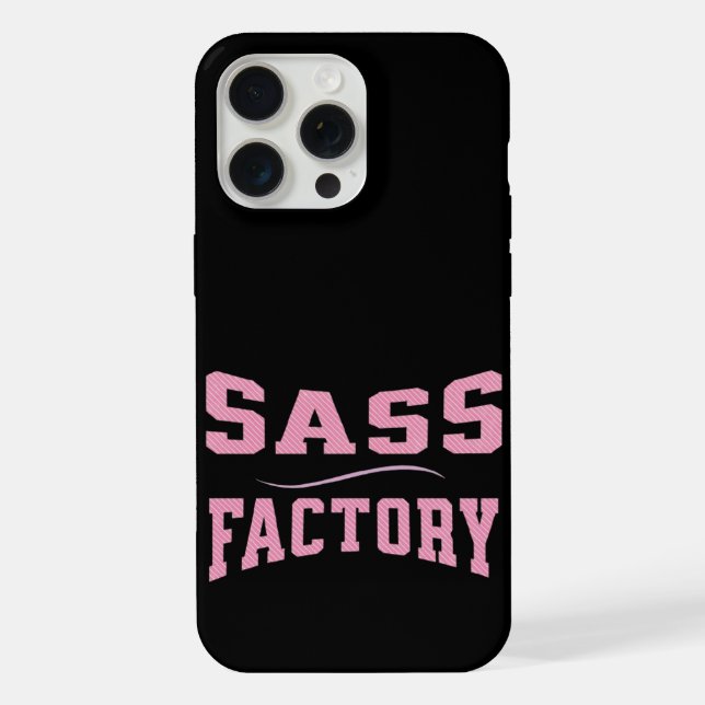Sass Factory - Lustig iPhone Hülle (Rückseite)