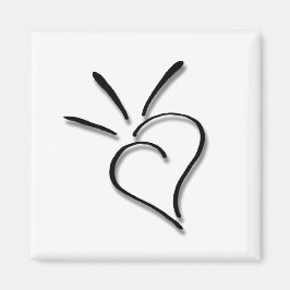 Sass Heart by Cussdum Designs Magnet