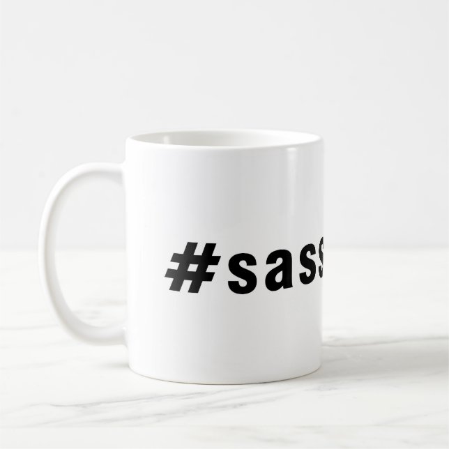 "Sass-Königin-" Tasse (Links)