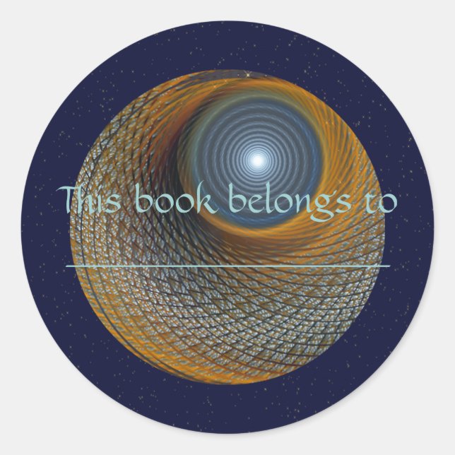 Sassafras Beaver Moon Runder Aufkleber (Vorderseite)