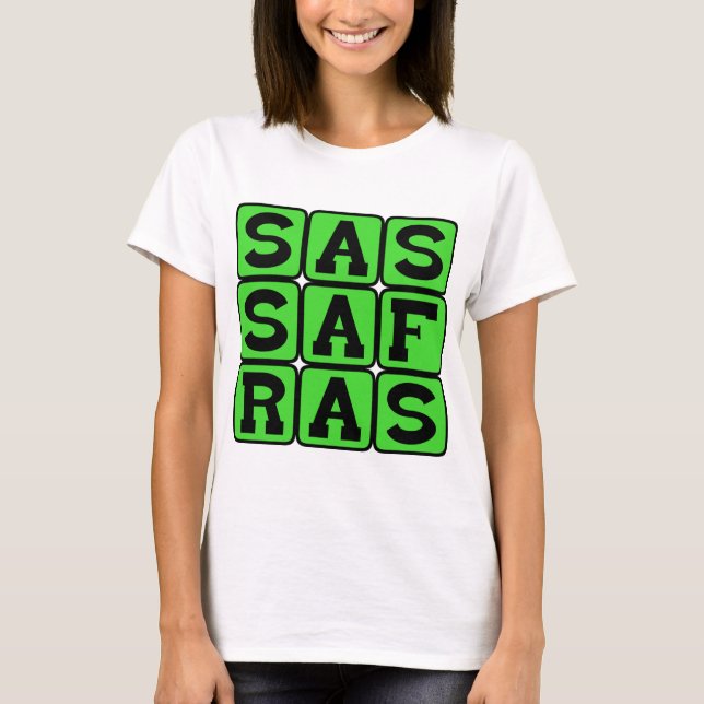 Sassafras, Laubbaum T-Shirt (Vorderseite)