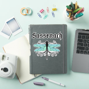 Sassenach Dragonfly Outlander Amber Blue Gift T-Sh Aufkleber