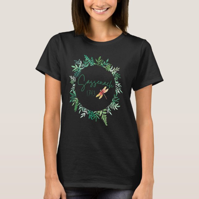 Sassenach Fern Dragonfly 1743 T-Shirt (Vorderseite)