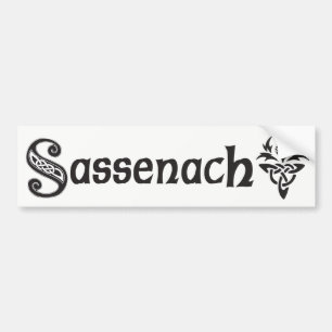 Sassenach - keltische Distel Autoaufkleber
