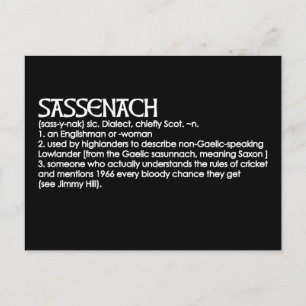 Sassenach Postkarte