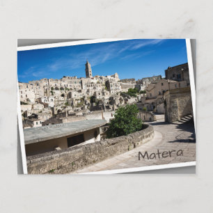 Sassi di Matera Altstadt Postkarte