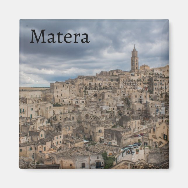 Sassi di Matera, Italien Magnet (Vorne)