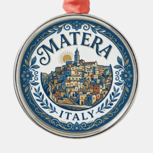 Sassi di Matera Italien Ornament Aus Metall