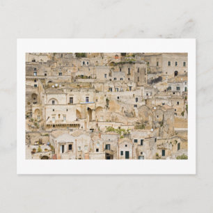 Sassi Houses, Matera, Basilicata, Italien Postkarte