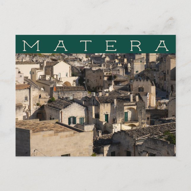 Sassi of Matera Basilicata Italien Postkarte (Vorderseite)