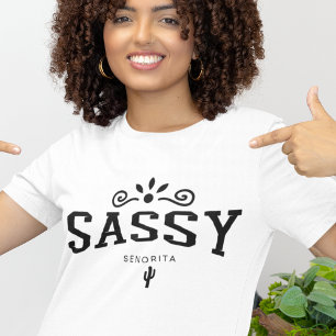 Sassige Señorita Teenager Sarkasmus Latina Quincea T-Shirt