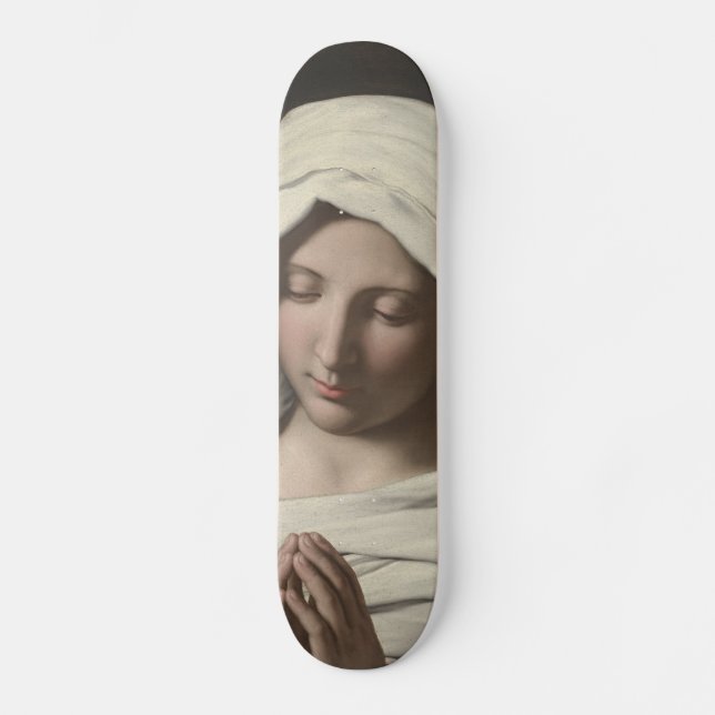 Sassoferrato - Madonna im Gebet Skateboard (Vorderseite)