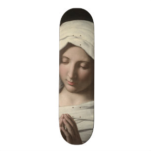 Sassoferrato - Madonna im Gebet Skateboard