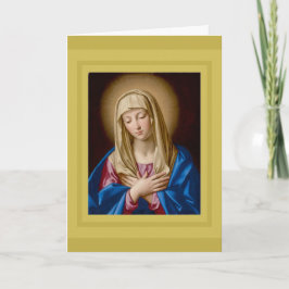 SASSOFERRATO, MADONNA IN PRAYER FERIENKARTE FEIERTAGSKARTE