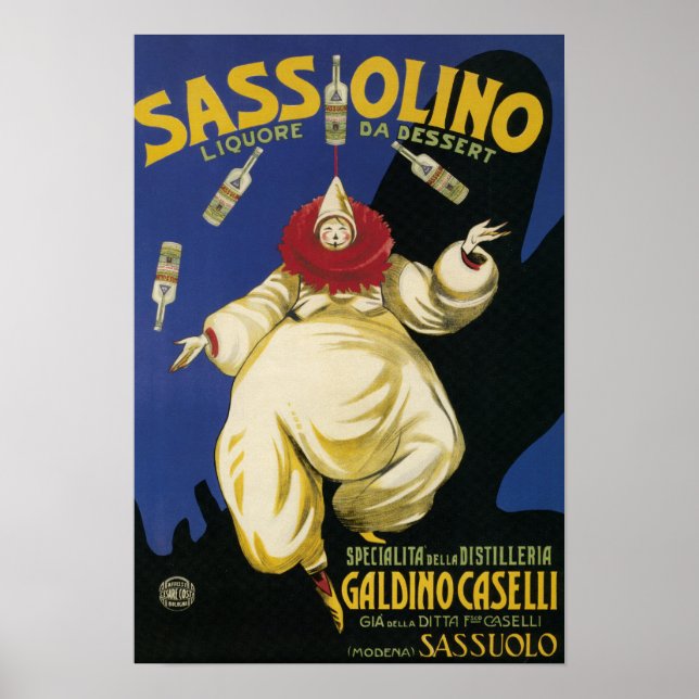 Sassolino Liquore da Dessert Poster (Vorne)