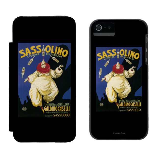 Sassolino Liquore DA Nachtisch fördernd Incipio iPhone Geldbeutel-Hülle (Seite an Seite)