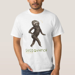 " Sassquatch - Sassy Bigfoot" T-Shirt