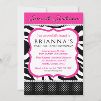 Sassy 16 . Geburtstag Einladung