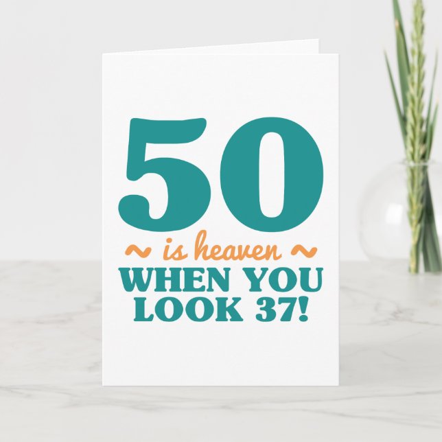 Sassy 50. Geburtstag Karte (Vorderseite)