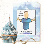 Sassy 60. Geburtstag Männlicher Cartoon Funny Spri Karte<br><div class="desc">Woll ihm eine versaute Karte zum Geburtstag? Die 60. Geburtstagskarte ist perfekt für den Typ,  der gerne lacht</div>