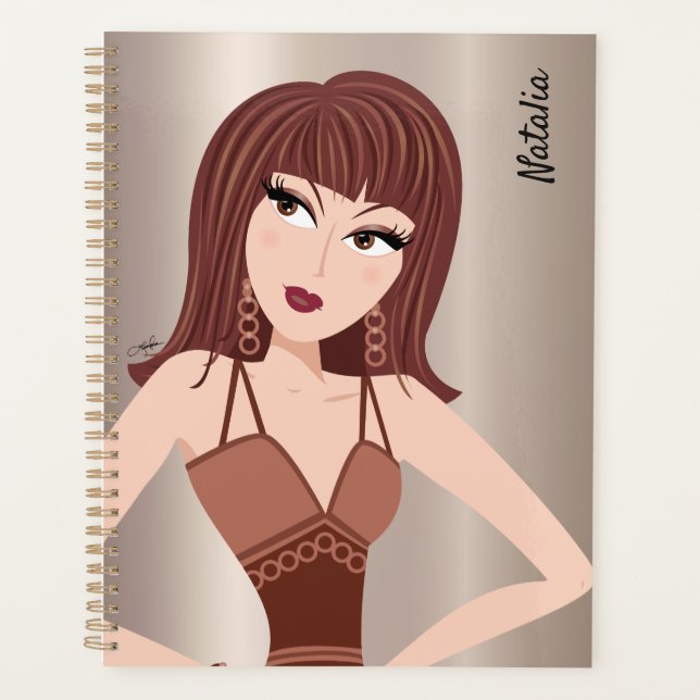 Sassy Attitude Glam Girl Character Planer (Vorderseite)