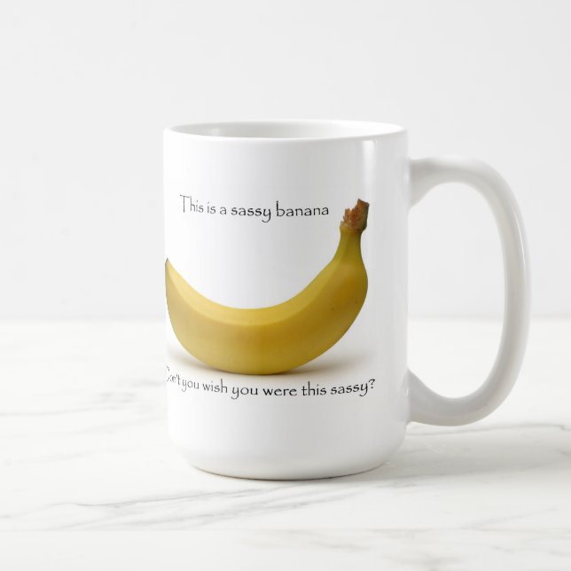 Sassy Bananen-Tasse Tasse (Rechts)