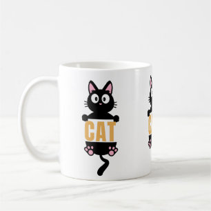 Sassy Black Cat, Black Cat Tasse, Cat Lover Gift,  Kaffeetasse