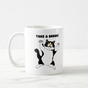 Sassy Black Cat Kaffee-Tasse – Erinnerung, eine Pa Kaffeetasse