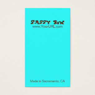 Sassy Bogen-blaue u. aquamarine Bogen-Karten