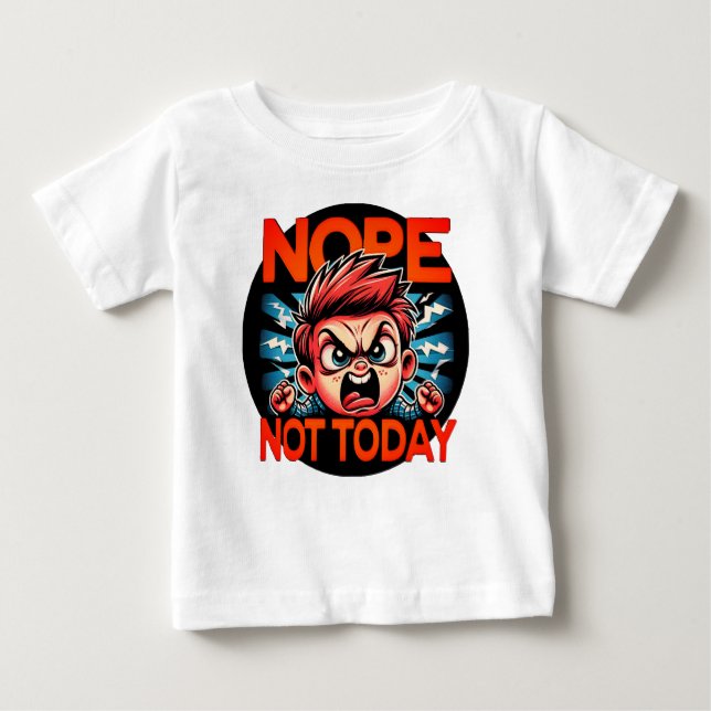Sassy Boy Baby Tee - Not Today (Vorderseite)