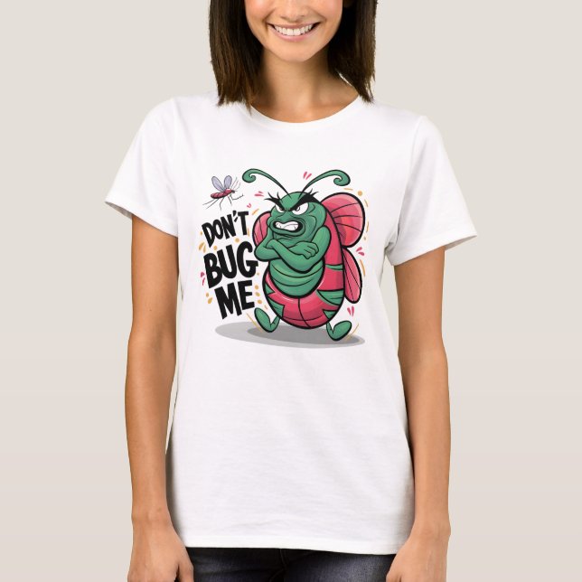 Sassy Bug: Graffiti-inspirierte Whimsikkunst T-Shirt (Vorderseite)
