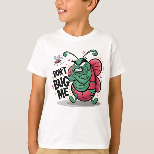 Sassy Bug: Graffiti-inspirierte Whimsikkunst T-Shirt (Vorderseite)