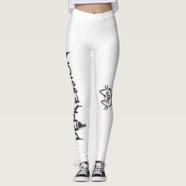 Sassy Cat_Depression Spraypaint Leggings