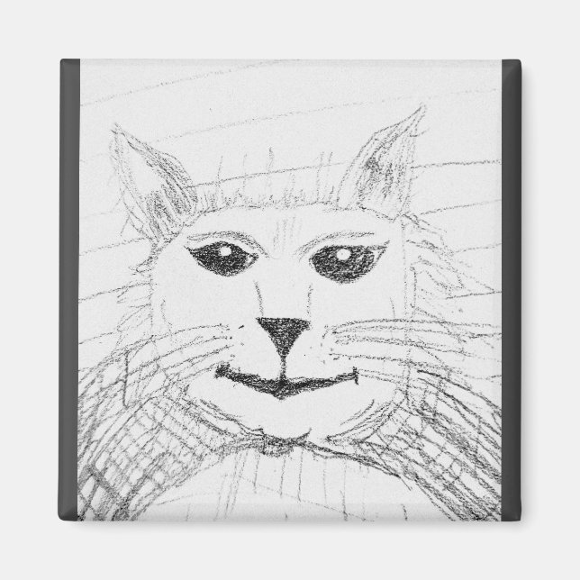 Sassy Cat Magnet (Vorne)