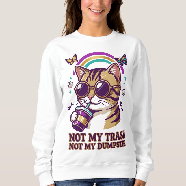 Sassy Cat Sweatshirt (Vorderseite)