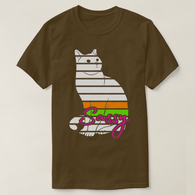 Sassy Cat T-Shirt (Design vorne)